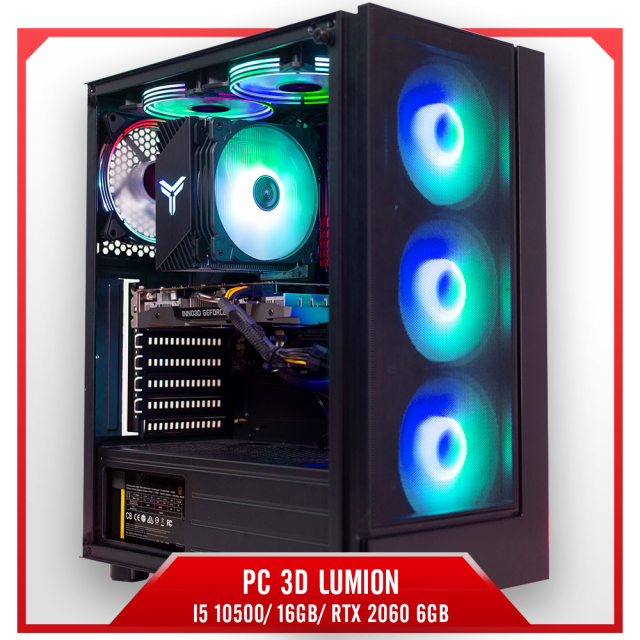 PC3D LUMION - I5 10500/ 16GB/ RTX 2060 6GB
