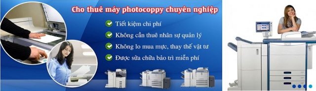 Cho thuê máy photocopy tại TPHCM - chương trình khuyến mãi