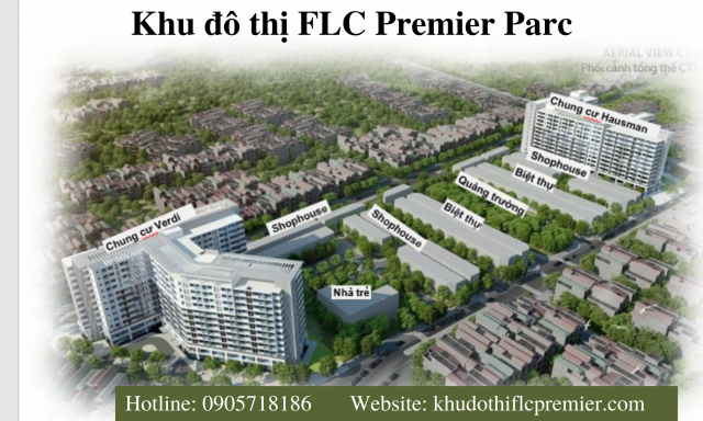 "Phối cảnh chung dự án FLC Premier Parc"