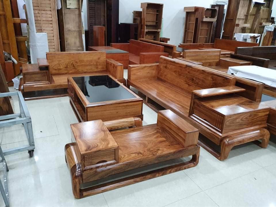 sofa gỗ tự nhiên cao cấp