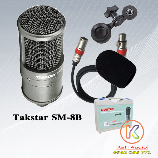 Bộ thu âm tại nhà giá rẻ mic thu âm mic thu âm takstar sm8 | Kati Audio
