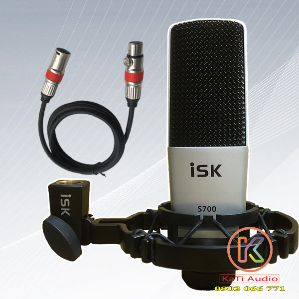 Bộ thu âm tại nhà giá rẻ mic thu âm mic thu âm ISK S700| Kati Audio
