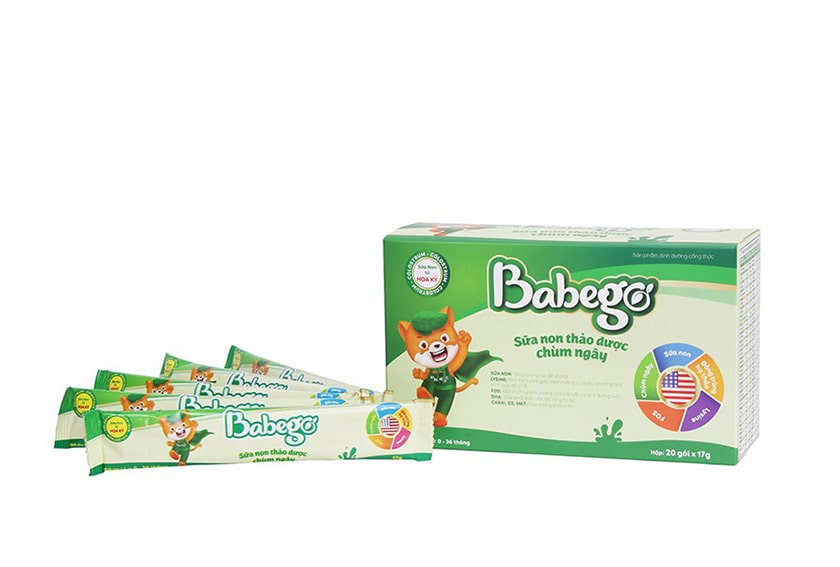 sữa non cho trẻ biếng ăn Babego