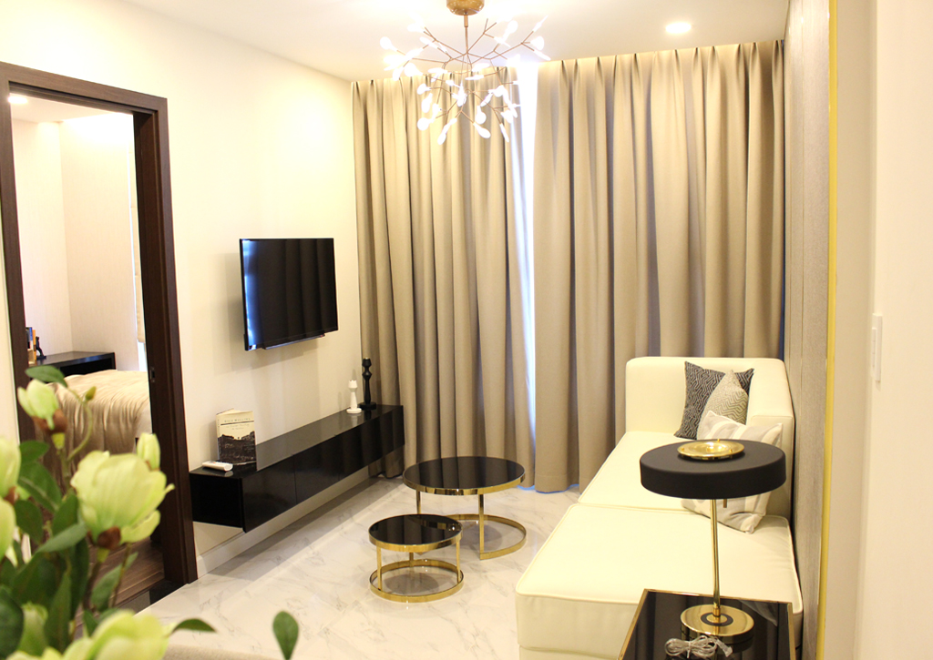 Căn hộ luxury residence 2 phòng ngủ full nội thất