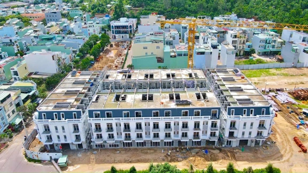 tiến độ xây dựng 34 căn Nhà Phố Richmond Quy Nhơn