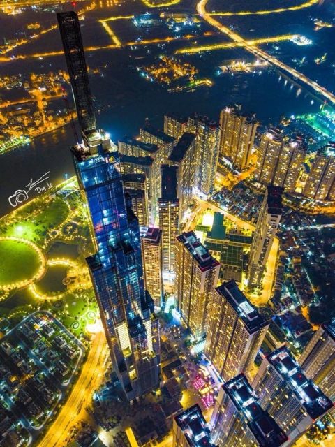 Biệt Thự Vinhomes Central Park-Flycam