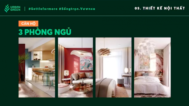 Sang nhượng căn hộ Urban Green Thủ Đức giá tốt từ Chủ Đầu Tư - 3PN