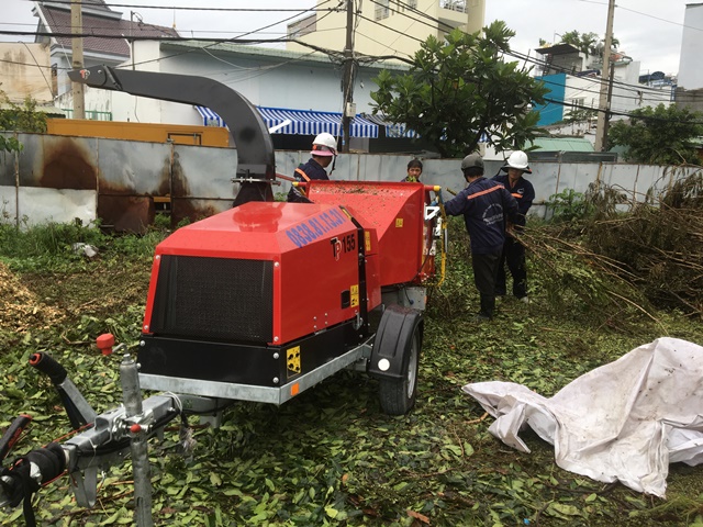 Bán máy băm nghiền cành cây nhập khẩu giá tốt Tp Hồ Chí Minh