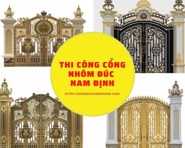 Cổng, cửa nhôm đúc tại Nam Định