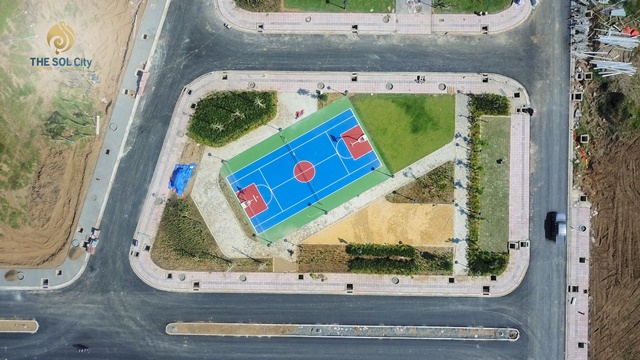 Chuyển nhượng đất nền The Sol City - Tiện ích Sân bóng rổ