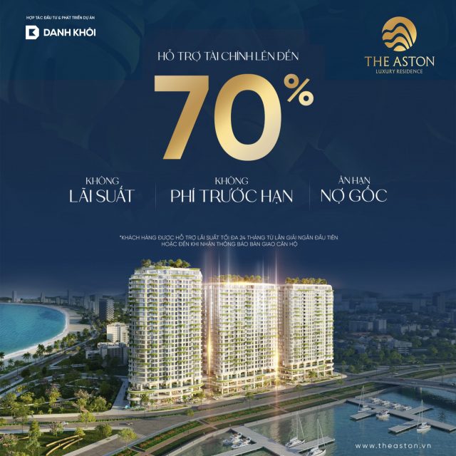 hỗ trợ tài chính 70% The Aston Nha Trang