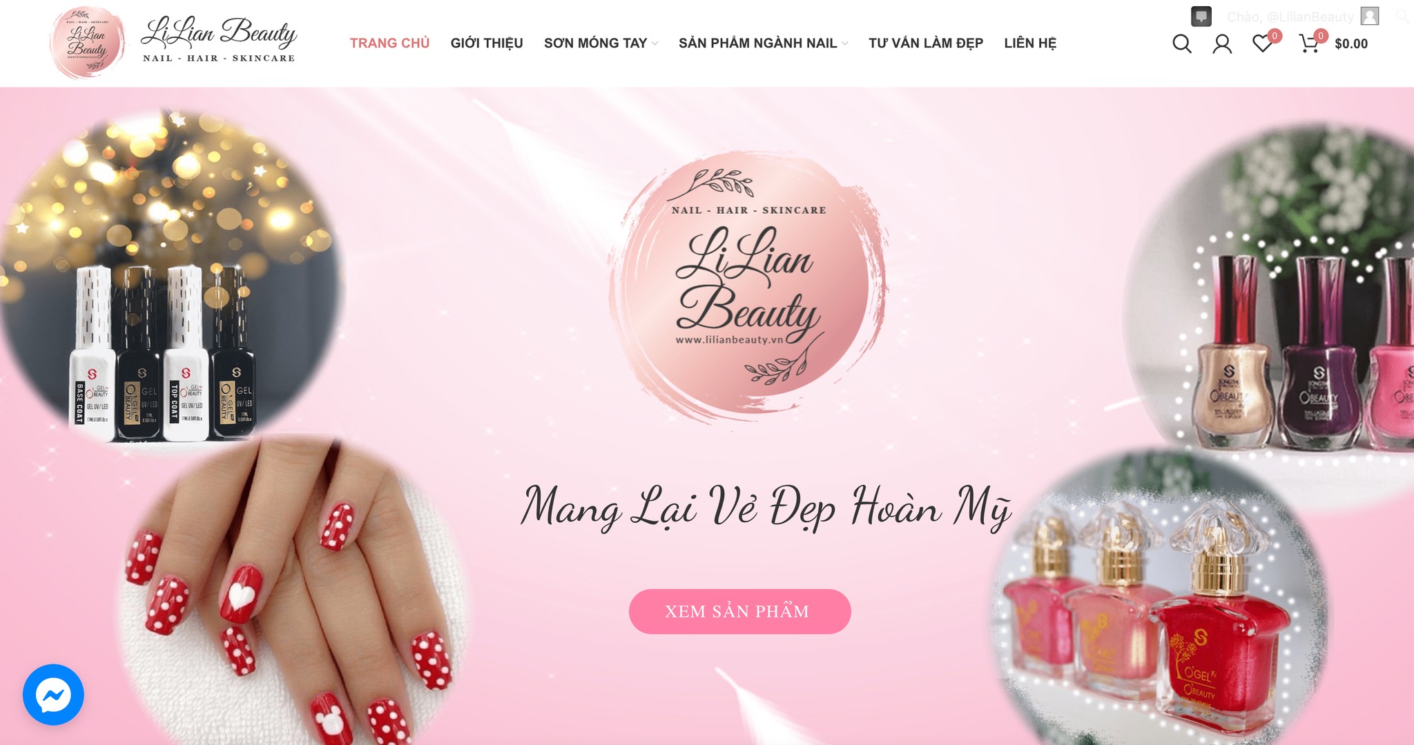 Website chính thức của Lilian Beauty