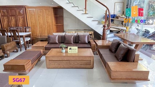 sofa 2 văng thuyền SG67