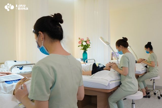 Hình ảnh khoá học chăm sóc da spa - loverosa