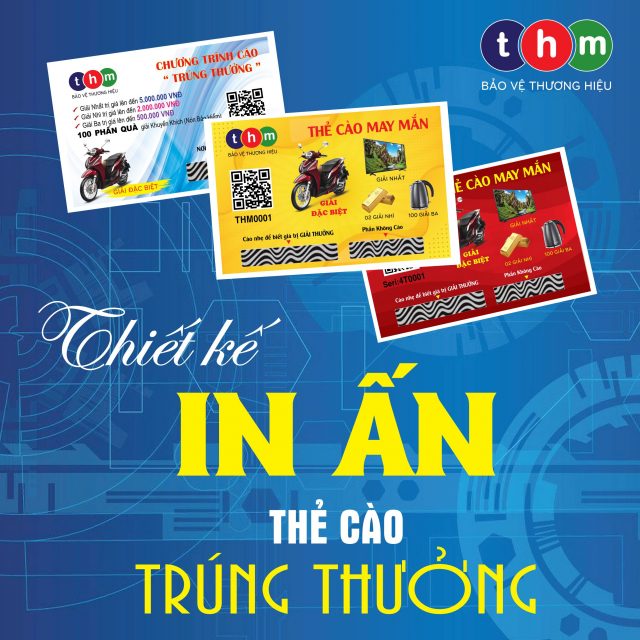 in thẻ cào trúng thưởng tân hoa mai