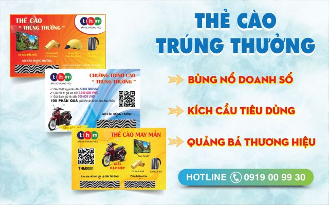 thẻ cào trúng thưởng