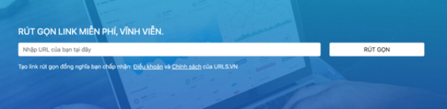 Rút gọn link trên URLS.vn