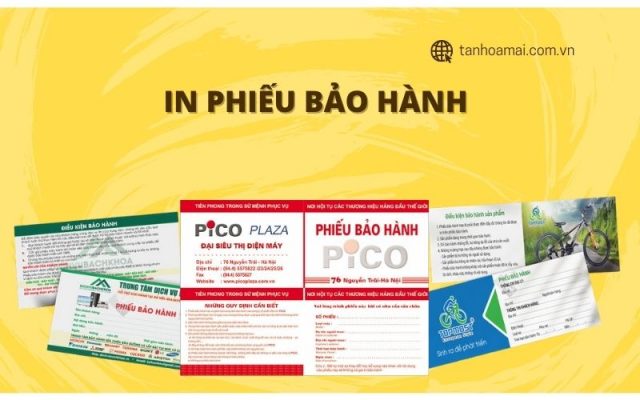 in phiếu bảo hành tân hoa mai