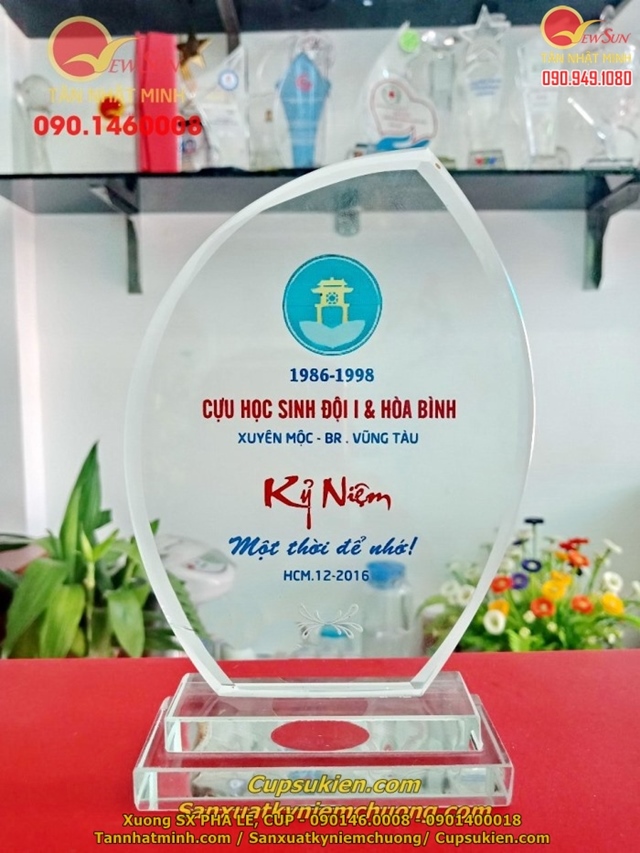 Kỷ niệm chương thủy tinh