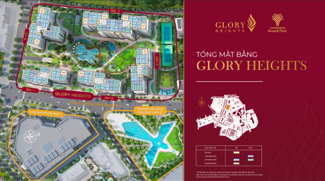 Mặt bằng Glory Heights