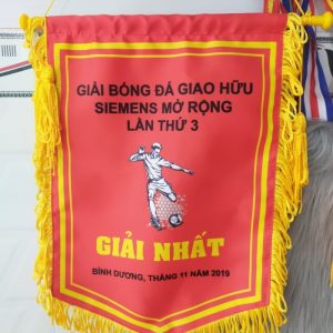 cờ lưu niệm bóng đá