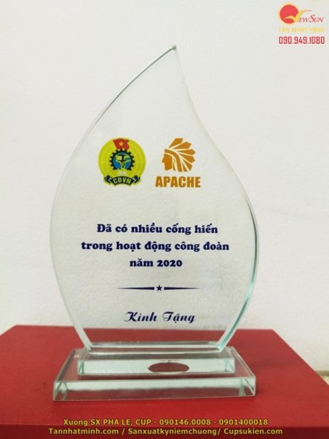 kỷ niệm chương thủy tinh