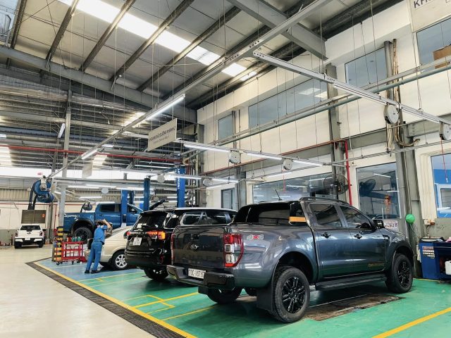 Cở sở vật chất tại showroom Ford Tây Ninh