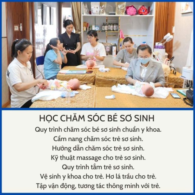 khóa học chăm sóc bé sơ sinh