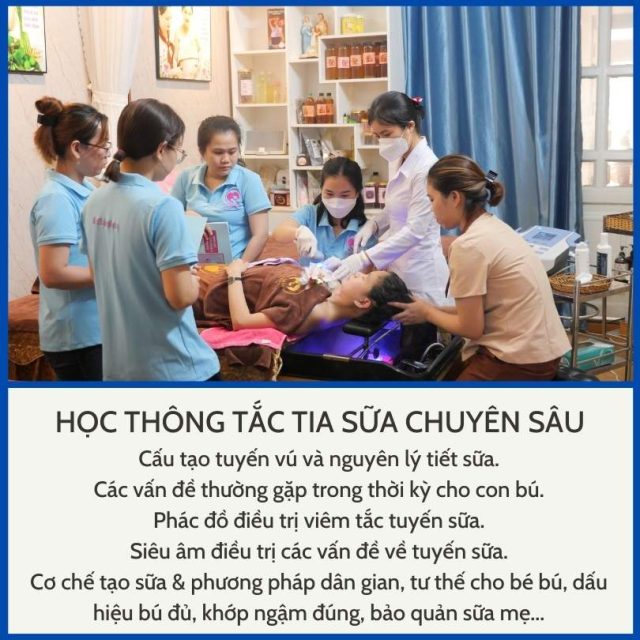 Khóa học thông tắc tia sữa cho mẹ sau sinh