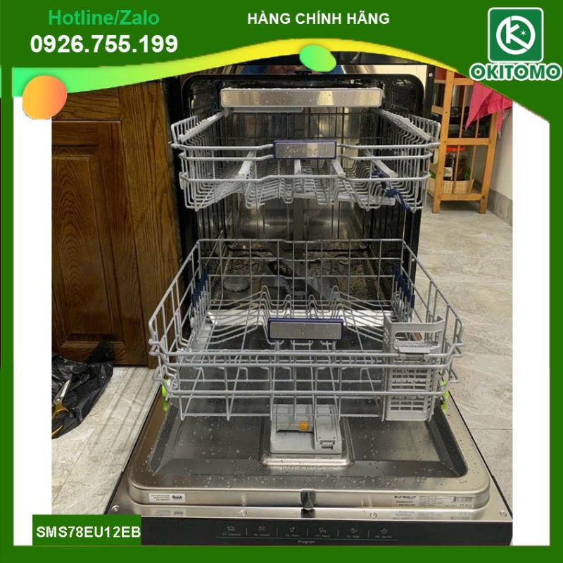 có nên mua máy rửa bát Bosch tự hé cửa không