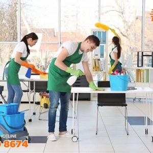 Dịch vụ vệ sinh văn phòng uy tín - F24