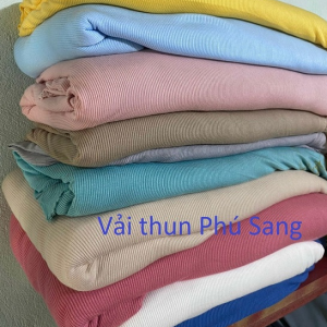 VẢI THUN BO GÂN VISCO