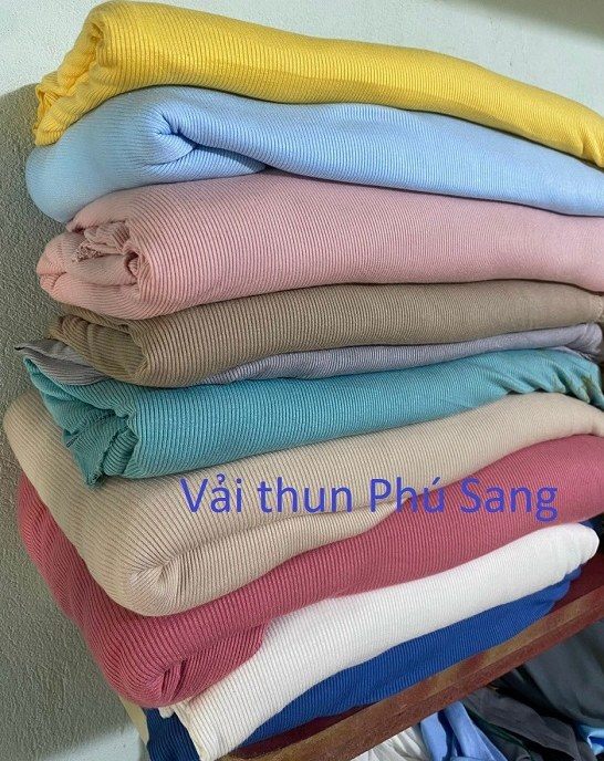 VẢI THUN BO GÂN VISCO