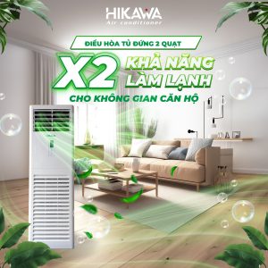 Máy lạnh tủ đứng Hikawa,