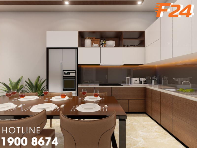 Thiết kế nội thất nhà bếp hiện đại