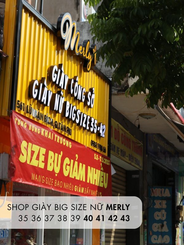 Shop Giày Big Size Nữ TpHCM Merly (35 - 43)
