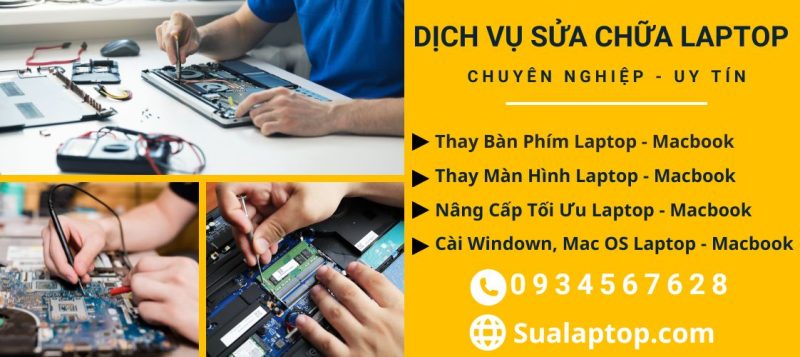 dịch vụ sửa chữa laptop