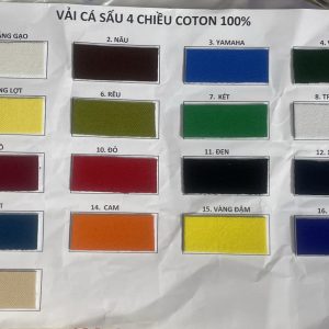 Vải thun cá sấu cotton