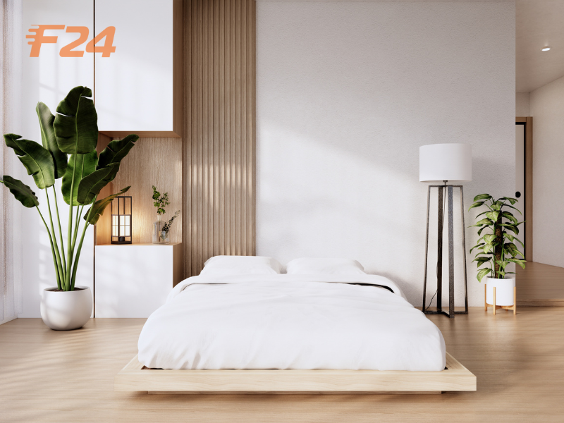 Hình ảnh giường ngủ gỗ tự nhiên