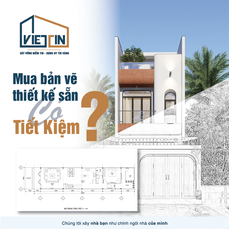 Mua bản vẽ thiết kế nhà có sẵn là tiết kiệm