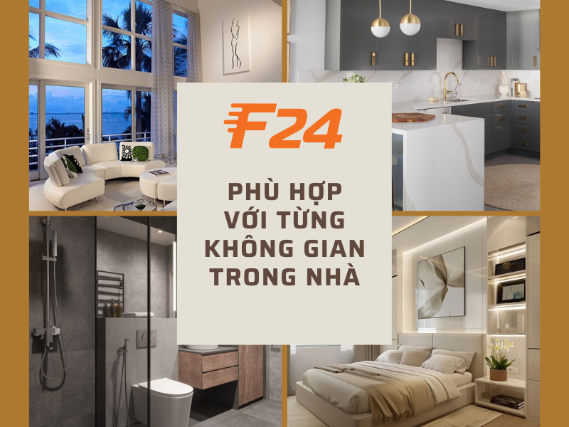 Chọn gạch lát nền phù hợp với từng không gian trong nhà