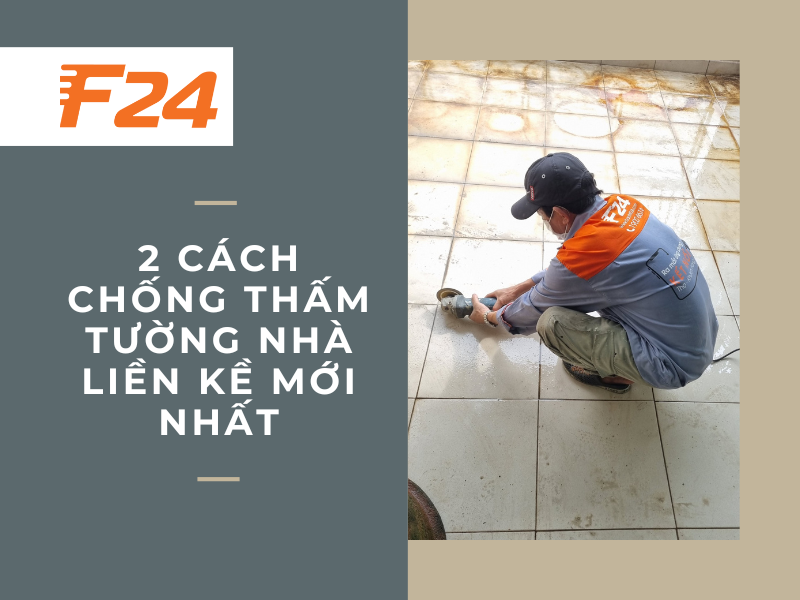 2 cách chống thấm tường nhà liền kề mới nhất