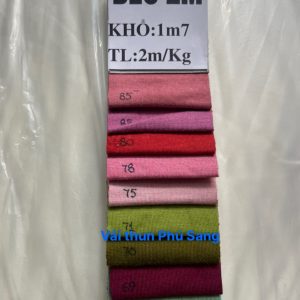 Vải thun dẻo dày