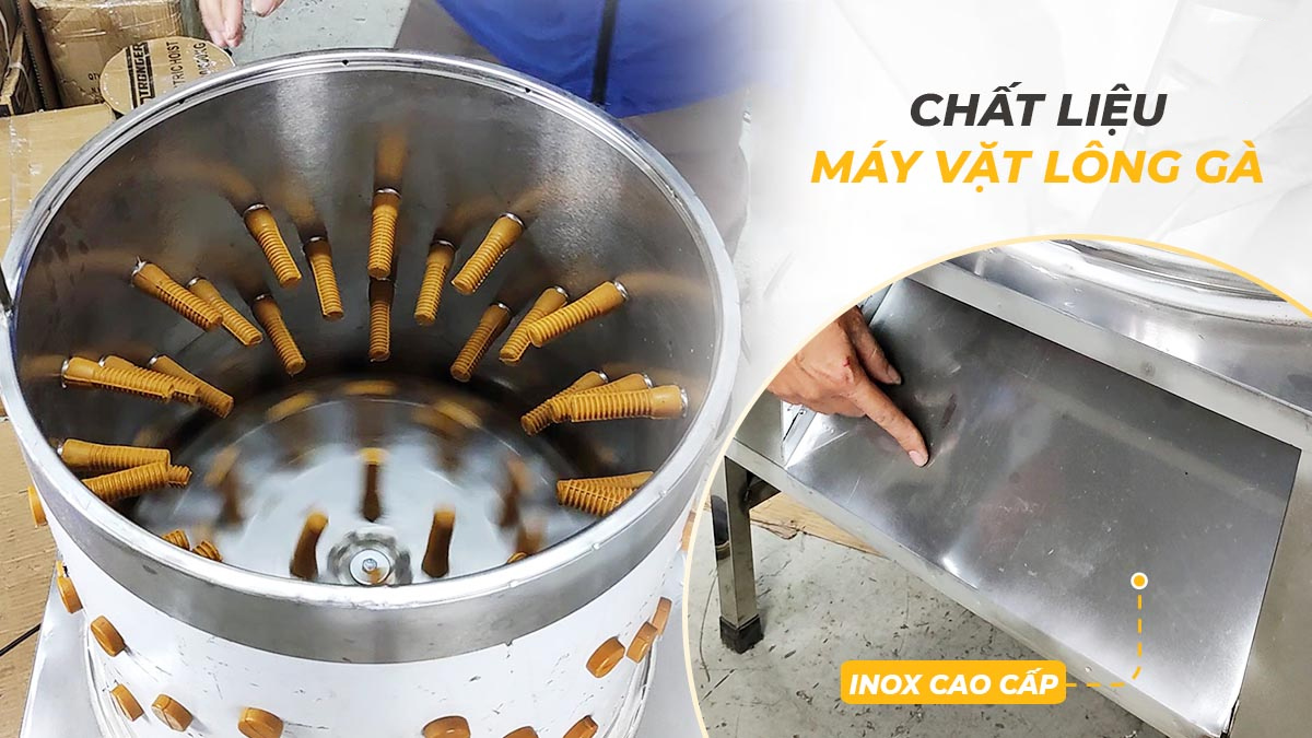 Chất liệu máy vặt lông gà