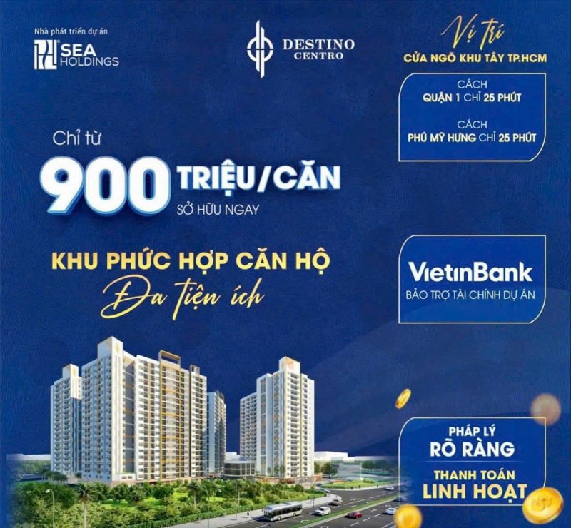 Căn hộ Destino Centro Bến Lức Long An