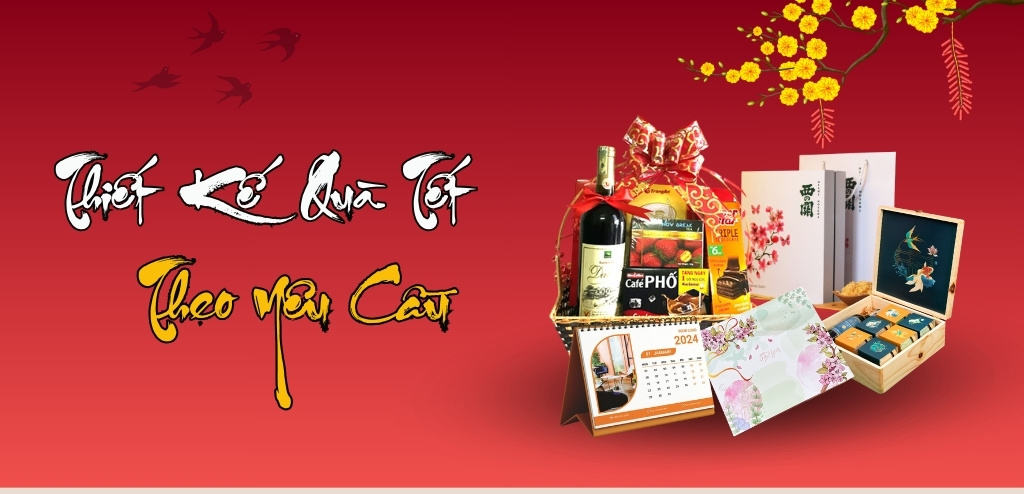 Banner thiết kế quà tết theo yêu cầu