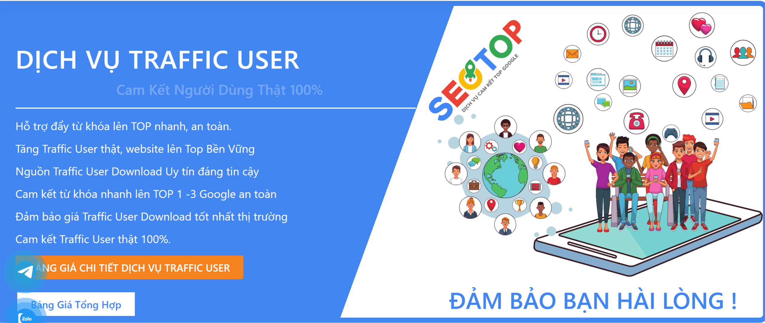 DỊCH VỤ TĂNG TRAFFIC USER SỐ 1 VIỆT NAM | SEO TOP