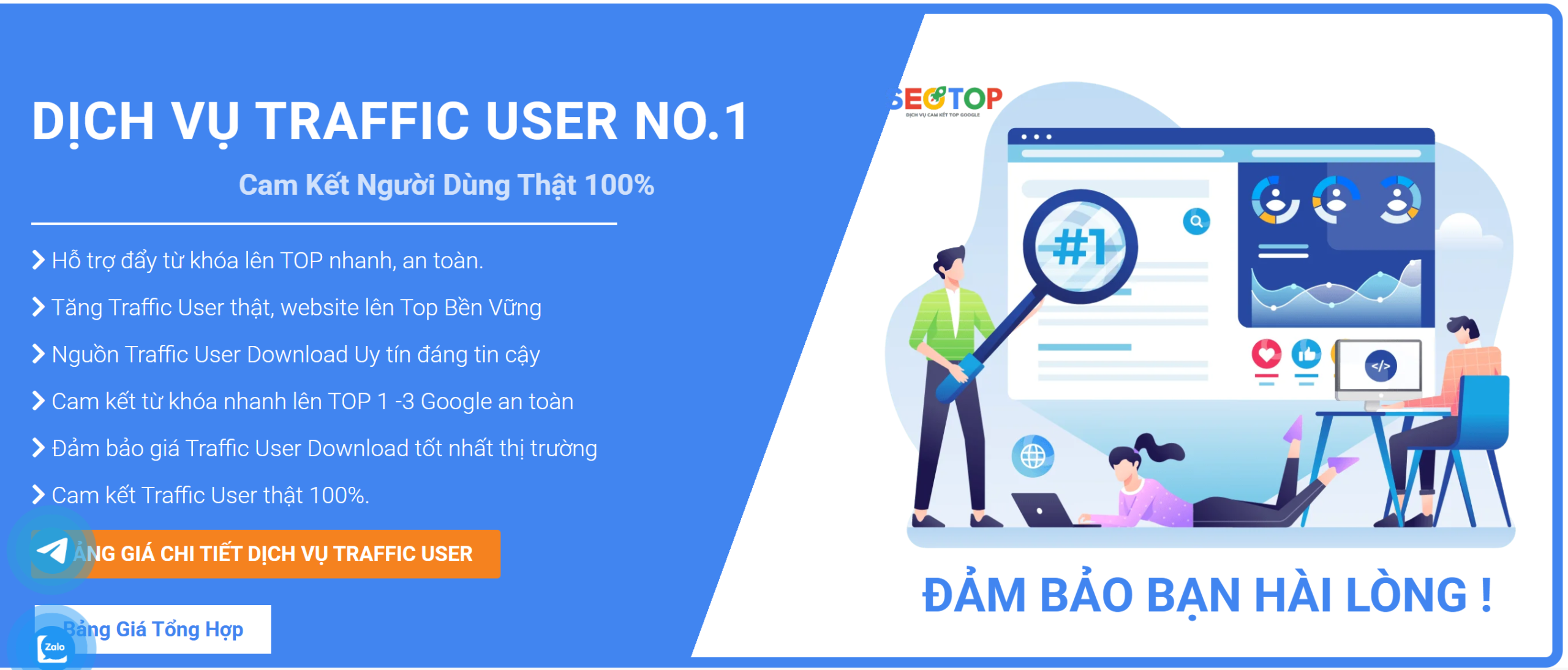 DỊCH VỤ TĂNG TRAFFIC USER SỐ 1 VIỆT NAM | SEO TOP