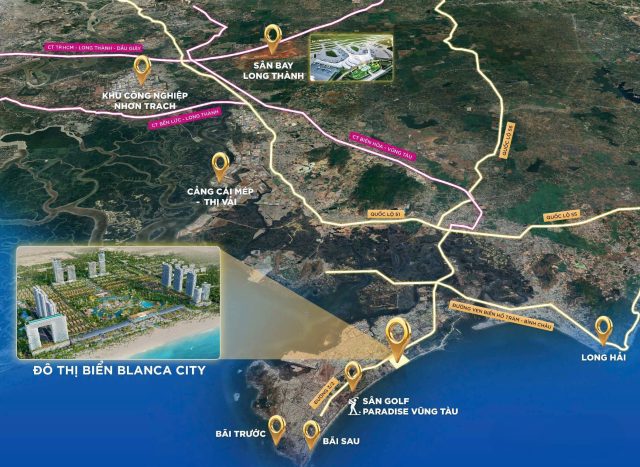 vị trí Blanca City