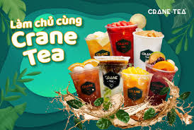 Trà sữa Crane Tea ưu đãi giá chỉ từ 15k